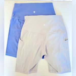 Lululemon align biker shorts size 6